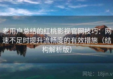 老用户总结的红桃影视官网技巧：网速不足时提升流畅度的有效措施（结构解析版）