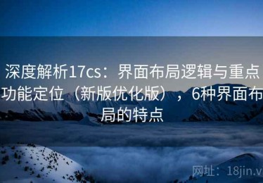 深度解析17cs：界面布局逻辑与重点功能定位（新版优化版），6种界面布局的特点
