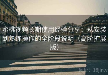 蜜桃视频长期使用经验分享：从安装到熟练操作的全阶段说明（高阶扩展版）