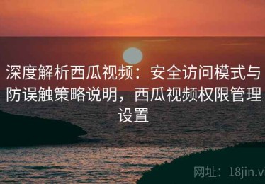 深度解析西瓜视频：安全访问模式与防误触策略说明，西瓜视频权限管理设置