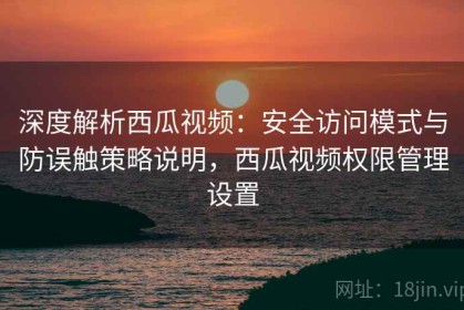 深度解析西瓜视频：安全访问模式与防误触策略说明，西瓜视频权限管理设置
