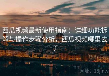 西瓜视频最新使用指南：详细功能拆解与操作步骤分析，西瓜视频哪里去了