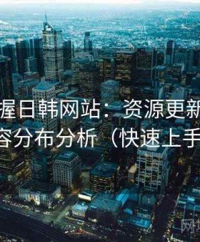 快速掌握日韩网站：资源更新节奏与内容分布分析（快速上手版）