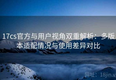 17cs官方与用户视角双重解析：多版本适配情况与使用差异对比