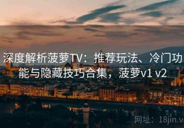 深度解析菠萝TV：推荐玩法、冷门功能与隐藏技巧合集，菠萝v1 v2