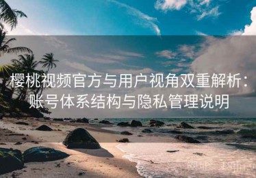 樱桃视频官方与用户视角双重解析：账号体系结构与隐私管理说明