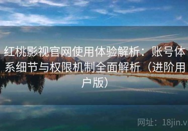 红桃影视官网使用体验解析：账号体系细节与权限机制全面解析（进阶用户版）