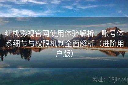 红桃影视官网使用体验解析：账号体系细节与权限机制全面解析（进阶用户版）