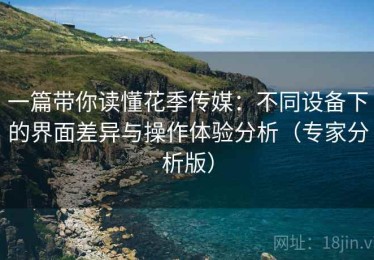 一篇带你读懂花季传媒：不同设备下的界面差异与操作体验分析（专家分析版）