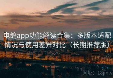 电鸽app功能解读合集：多版本适配情况与使用差异对比（长期推荐版）
