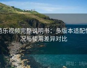 芭乐视频完整说明书：多版本适配情况与使用差异对比