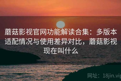 蘑菇影视官网功能解读合集：多版本适配情况与使用差异对比，蘑菇影视现在叫什么