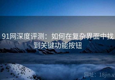 91网深度评测：如何在复杂界面中找到关键功能按钮