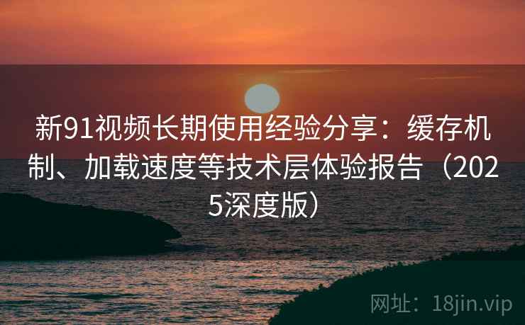 新91视频长期使用经验分享：缓存机制、加载速度等技术层体验报告（2025深度版）