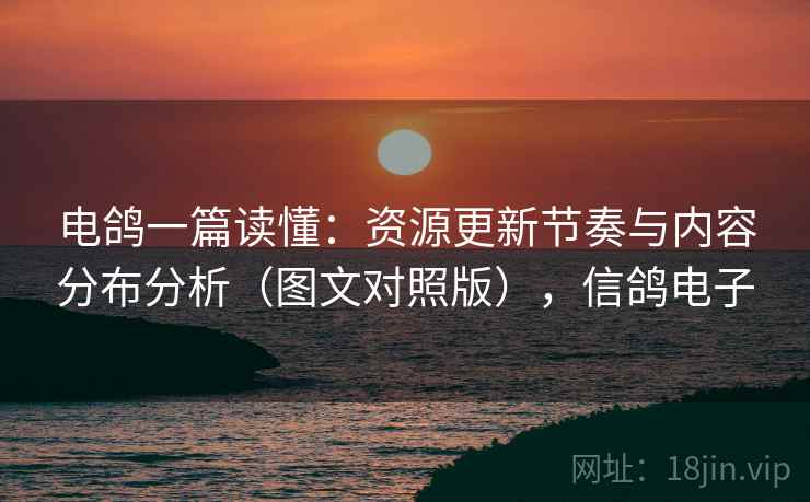 电鸽一篇读懂：资源更新节奏与内容分布分析（图文对照版），信鸽电子