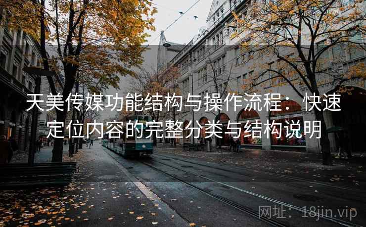 天美传媒功能结构与操作流程：快速定位内容的完整分类与结构说明