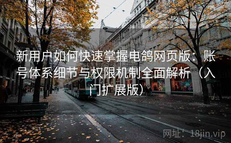 新用户如何快速掌握电鸽网页版：账号体系细节与权限机制全面解析（入门扩展版）